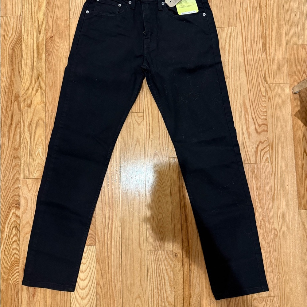 Levi’s Men’s 502 Taper Fit Black Jeans